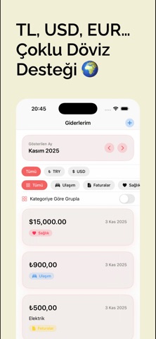 CuzdanApp - Gelir Gider Takibi screenshot