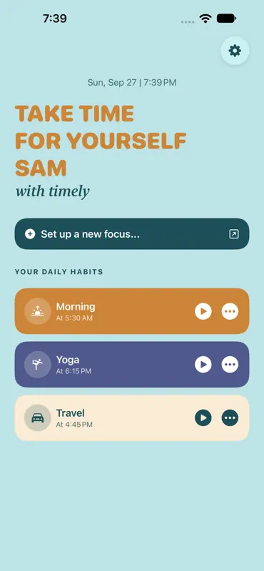 Timely: Mindful Habits screenshot 1 of 4