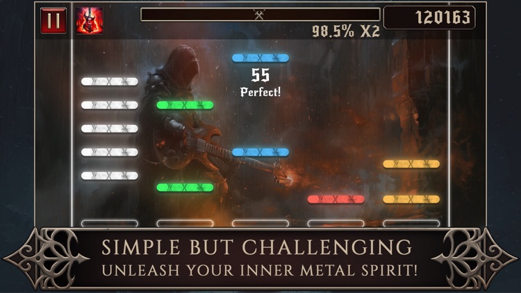 Rhythmetallic: Hero of Guitar screenshot-0