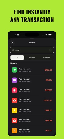 Kept: Budget & Expense Tracker screenshot