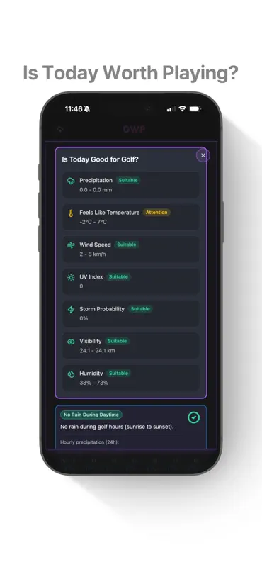 Golf Weather Pro screenshot 5 of 6