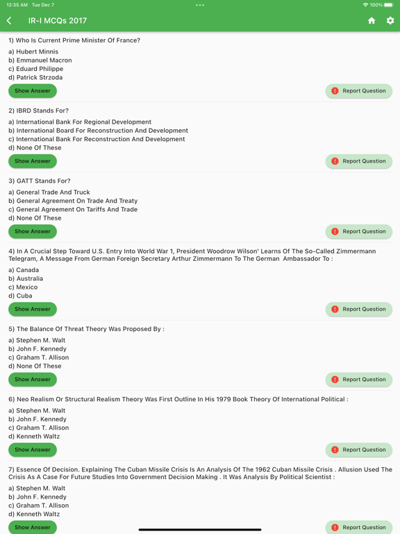 Muqabla - CSS Exam Prep iPad screenshot 5 - Education app