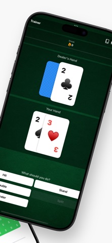 Learn Blackjack Strategy iPhone screenshot