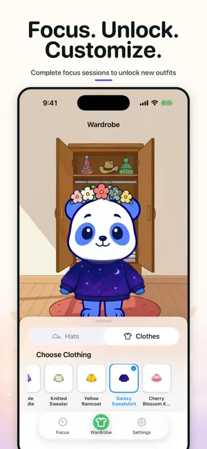 PomoPanda: Pomodoro Timer screenshot 2