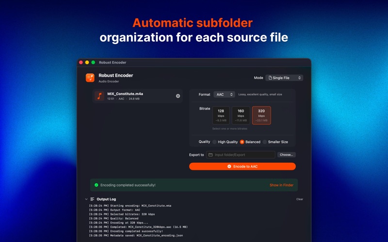 Robust Encoder screenshot 3