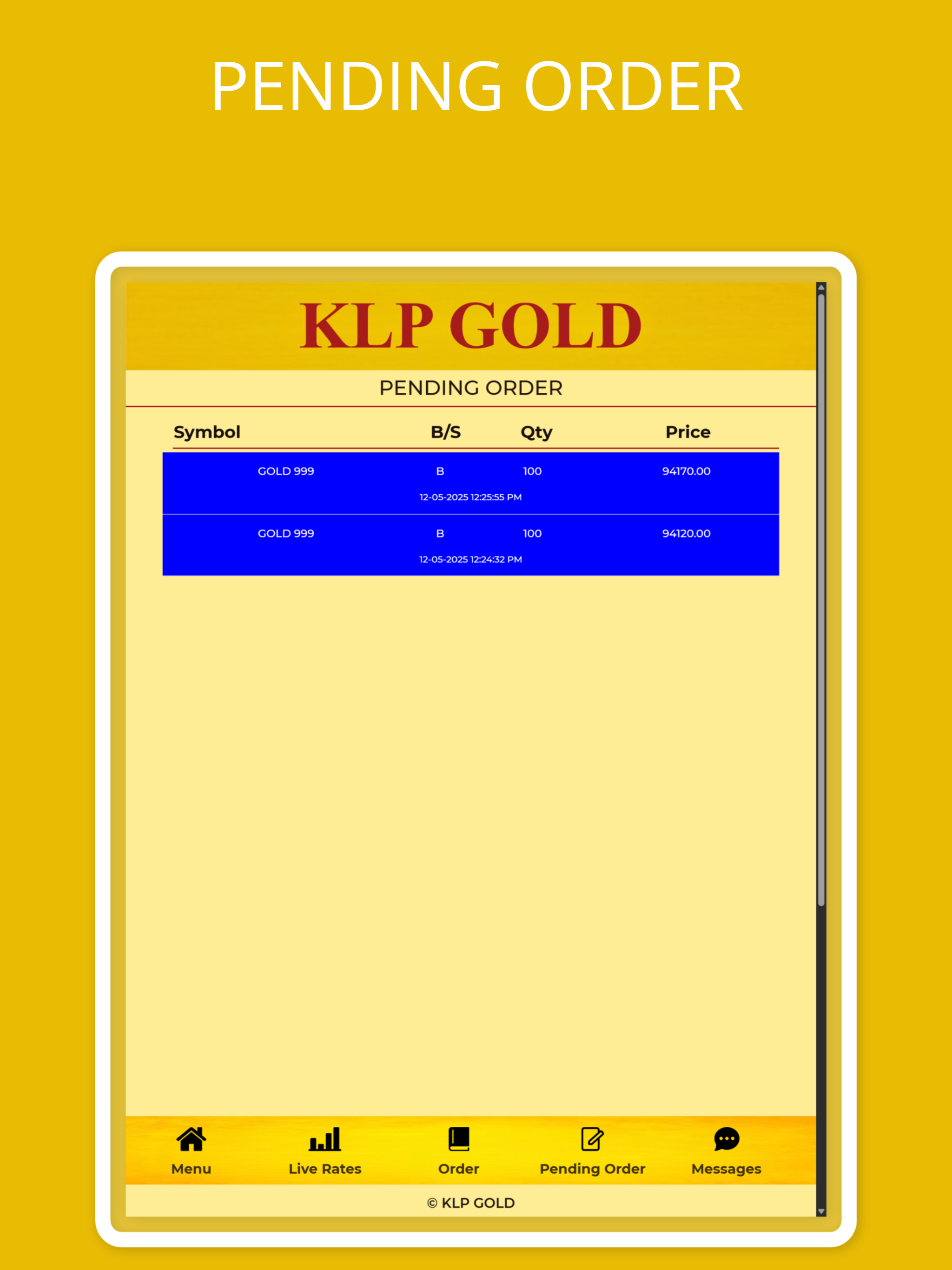 KLP Gold