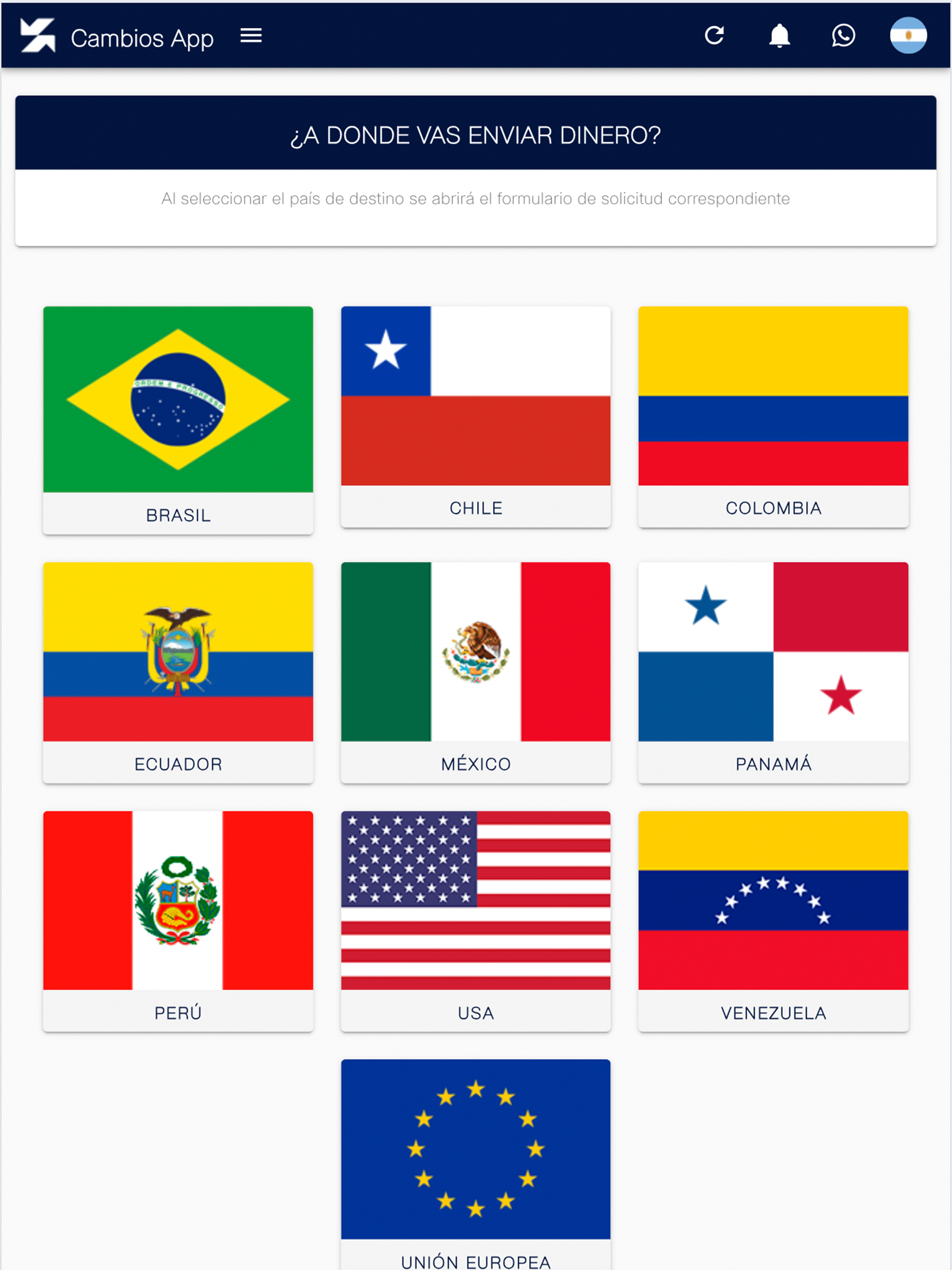 Cambios App