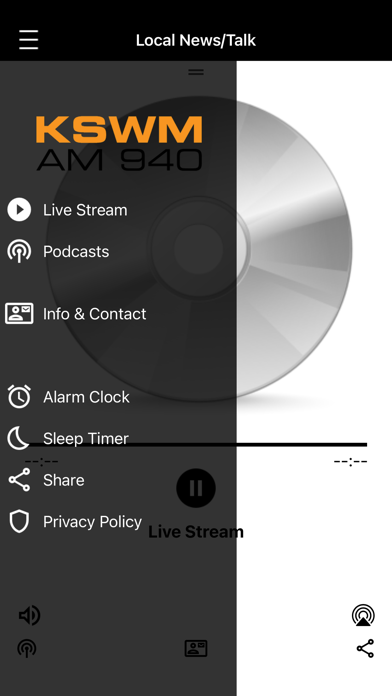 KSWM AM 940 News Talk Screenshot