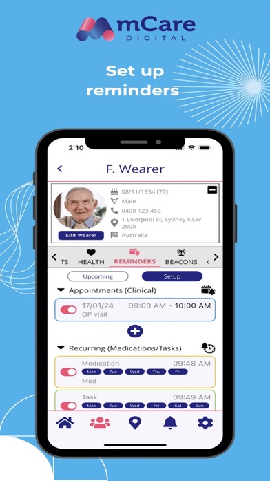 mCare Digital Screenshot