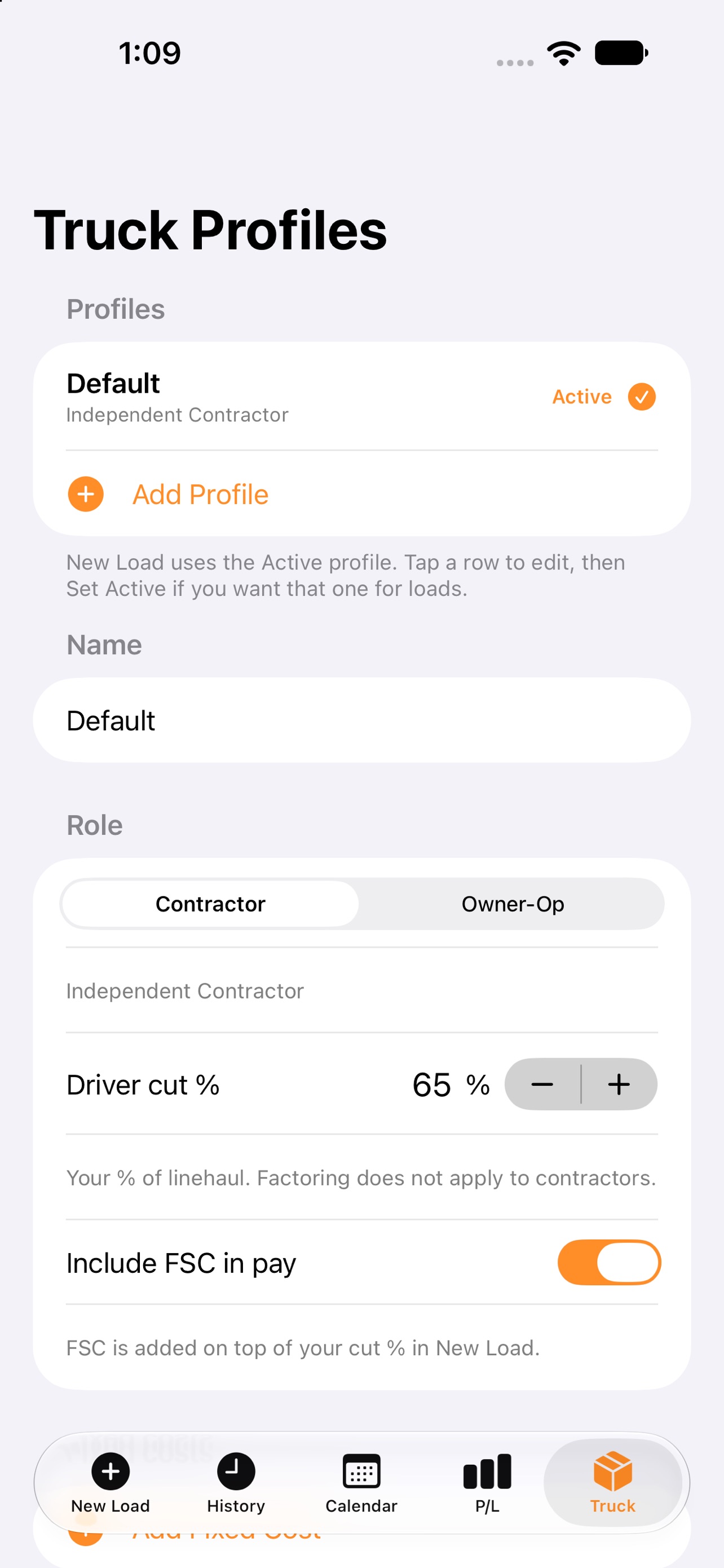 Screenshot 4 of TruckFlow IC: Budget Manager