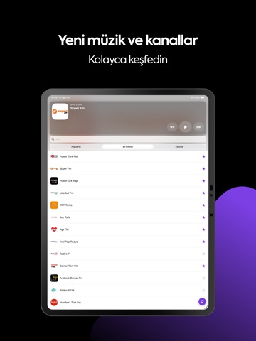 Radio TR: Türkiye radyoları iPad screenshot