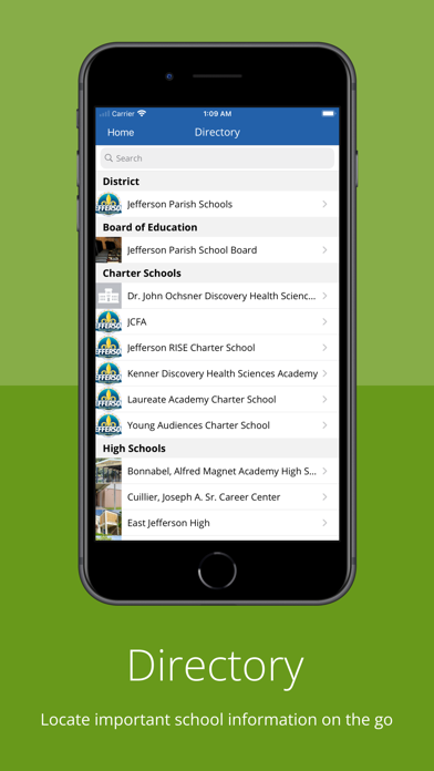 Jefferson Parish Schools Screenshot
