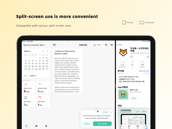 InkJot - Easy & Fun Writing iPad screenshot 5 - Health & Fitness app