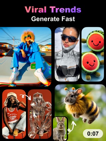 VIDZLY: Trendy Video Templates iPad screenshot