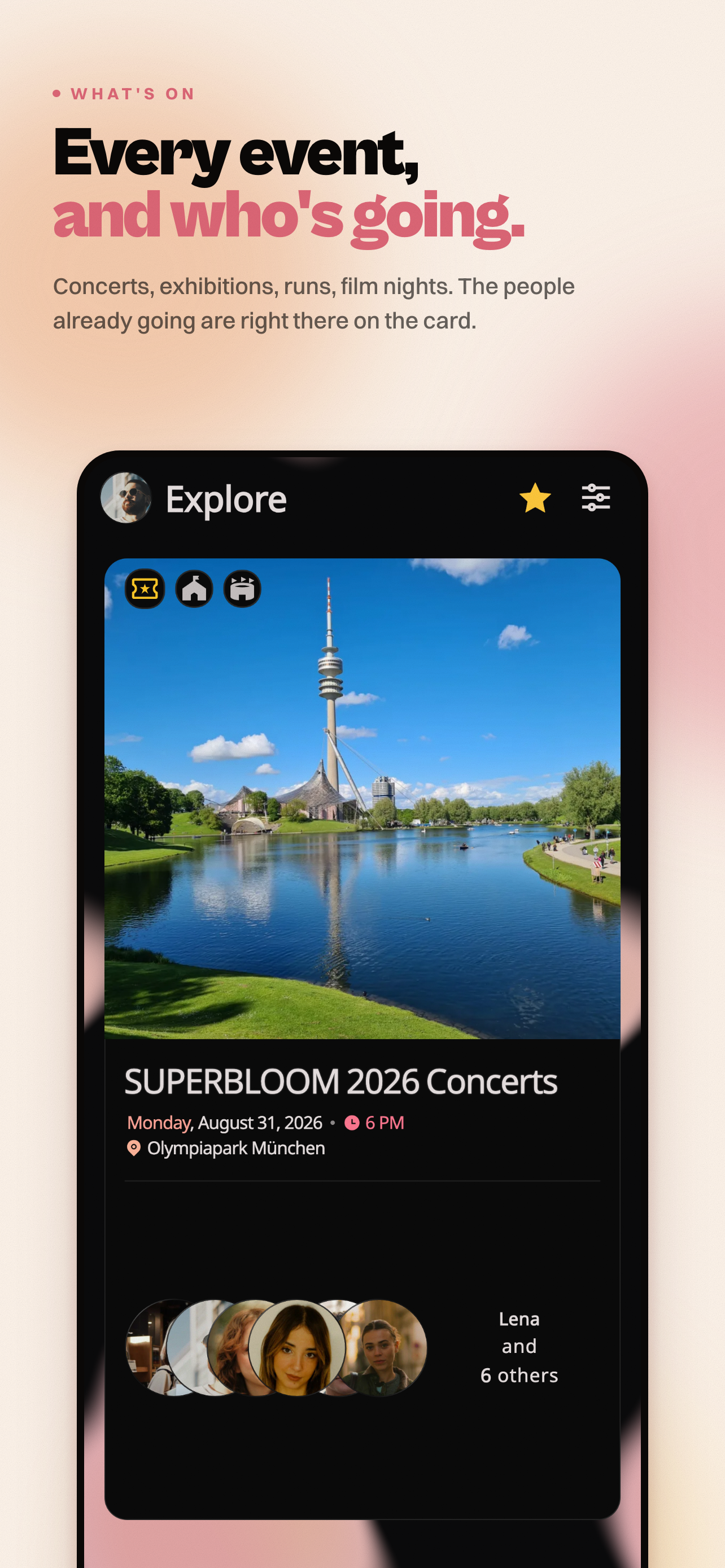 Venued: Find People and Events screenshot 2