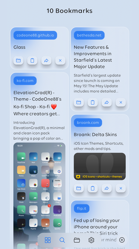 #3. Subber - Store Your Bookmarks (iOS) 由: santiago ortega