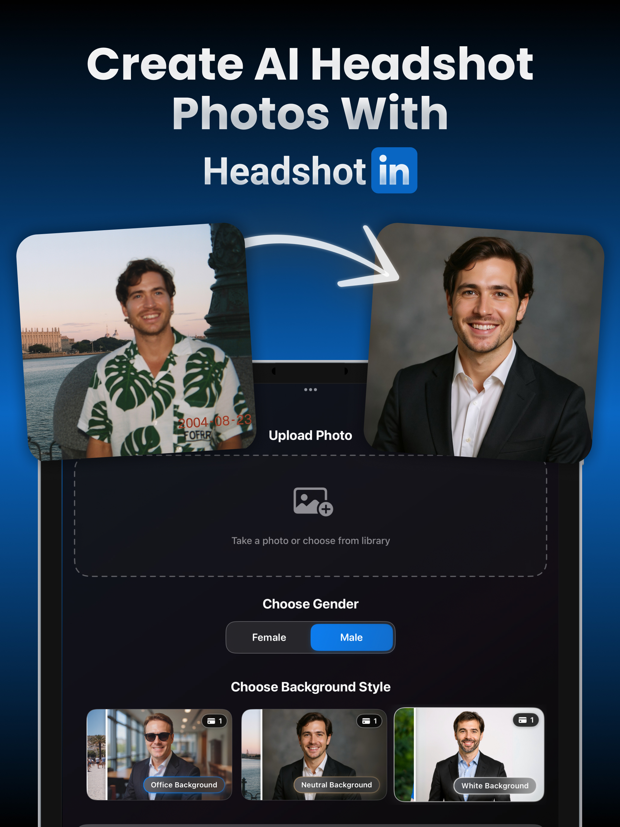 AI Business Photos: HeadshotIn