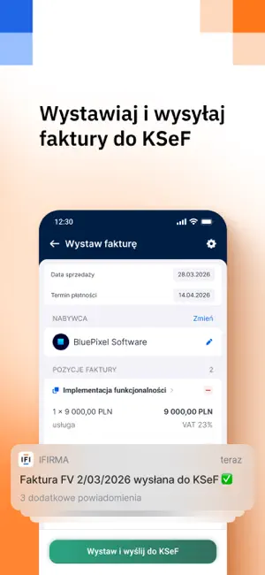 IFIRMA KSeF Accounting&Invoice screenshot 2