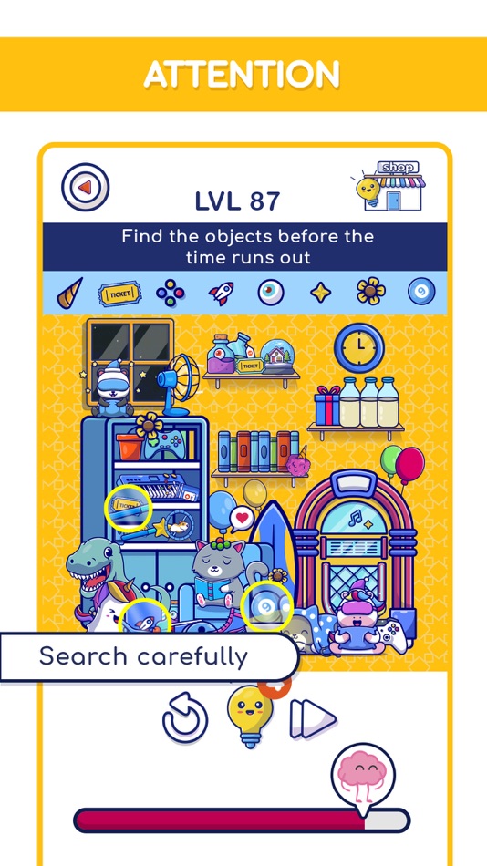 #1. IQ Brain Game Smart Challenge (iOS) By: Pocket School - Basic education to learn for adults & kids