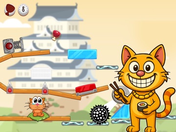 Hungry cat: puzzle for family iPad screenshot