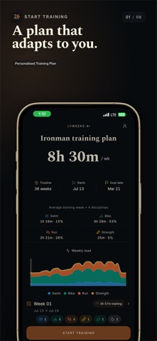 26weeks.ai: Running Coach Screenshot 1 of 6