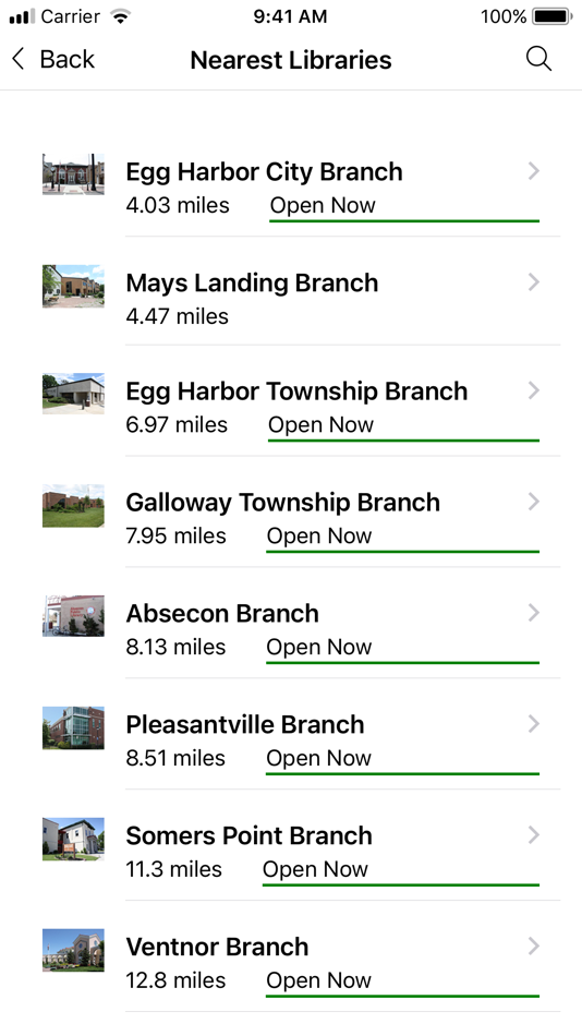 #5. Atlantic County Library System (iOS) By: Atlantic County Library System