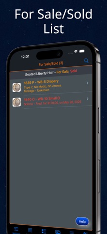 Seated Liberty Half Dollar iPhone screenshot