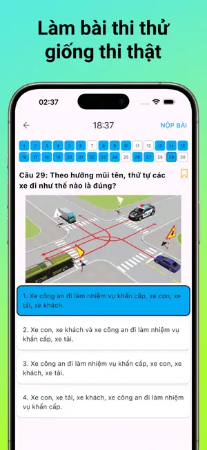 Ôn Thi GPLX 600 Câu (2025) screenshot 3