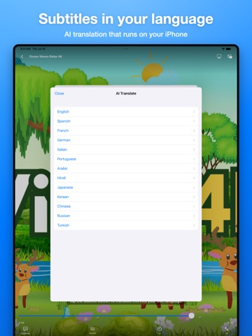 Vivid: HD Video Player iPad screenshot