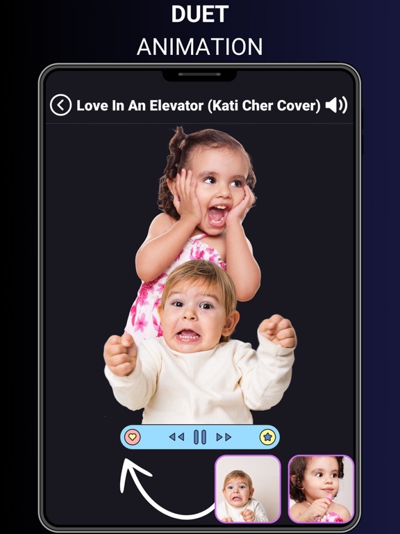 Face Song: AI Photo Animator iPad screenshot 2 - Entertainment app