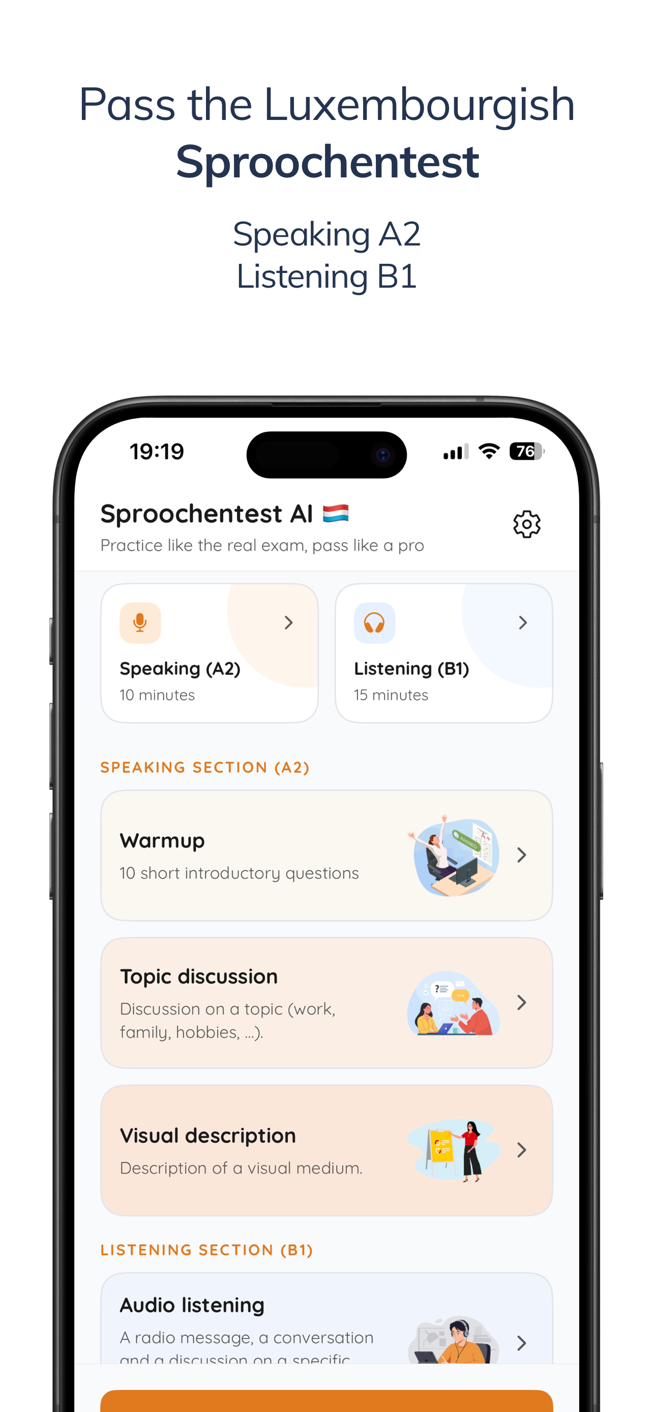 Sproochentest AI