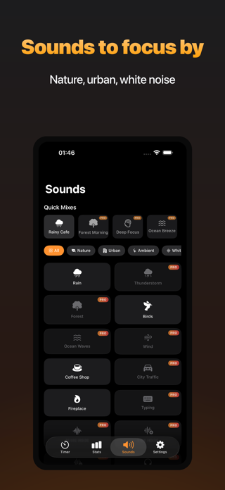 FocusFlow · Focus Timer Screenshot 3 of 4