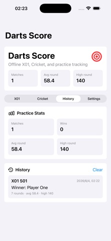 ダーツスコア501 Cricket2026 のスクリーンショット