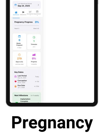 OB Wheel Due Date Calculator iPad screenshot