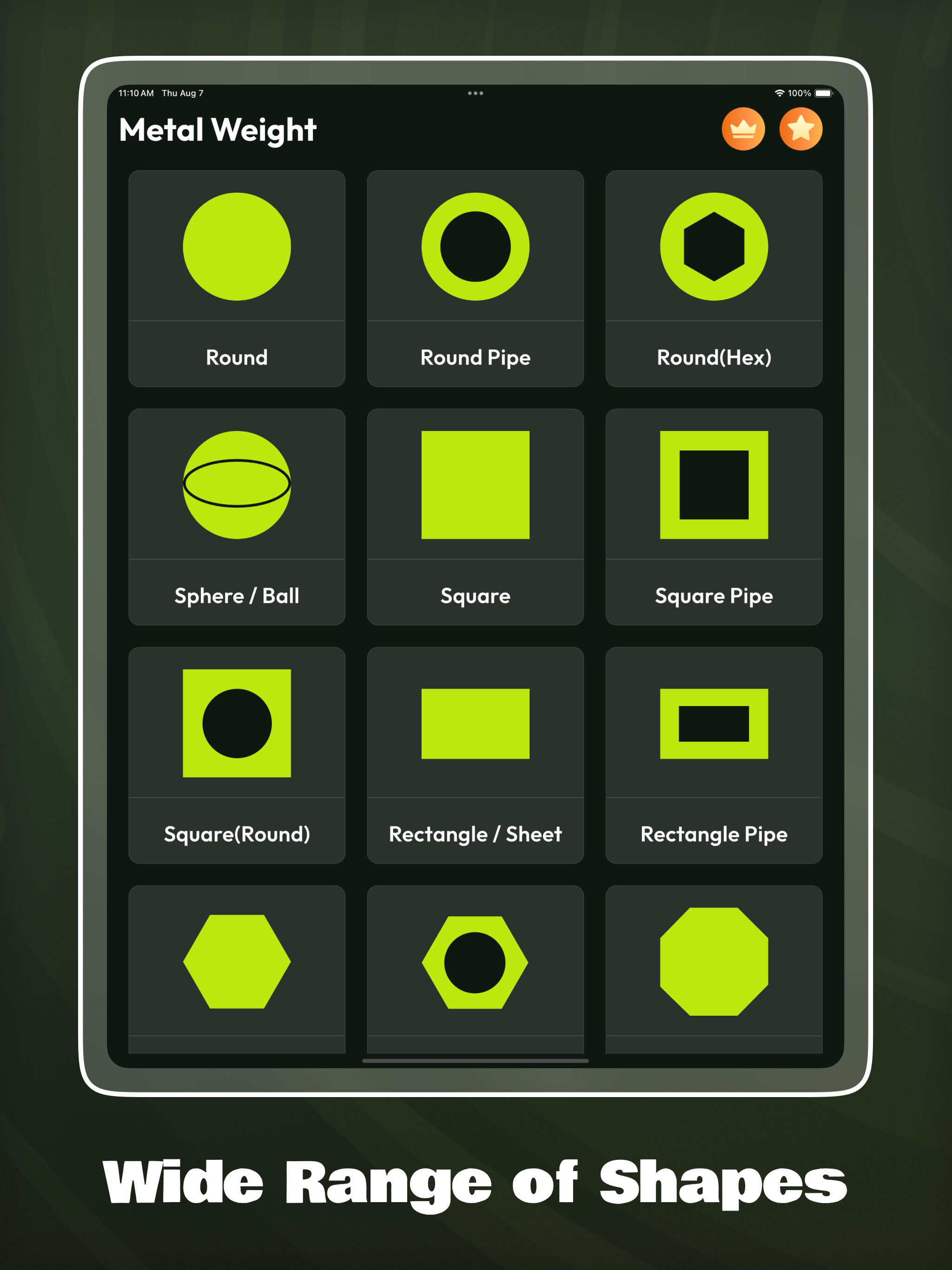 Metal Weight & Volume Tool screenshot 6