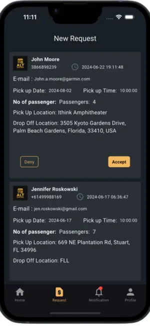 ALT admin & driver screenshot 4