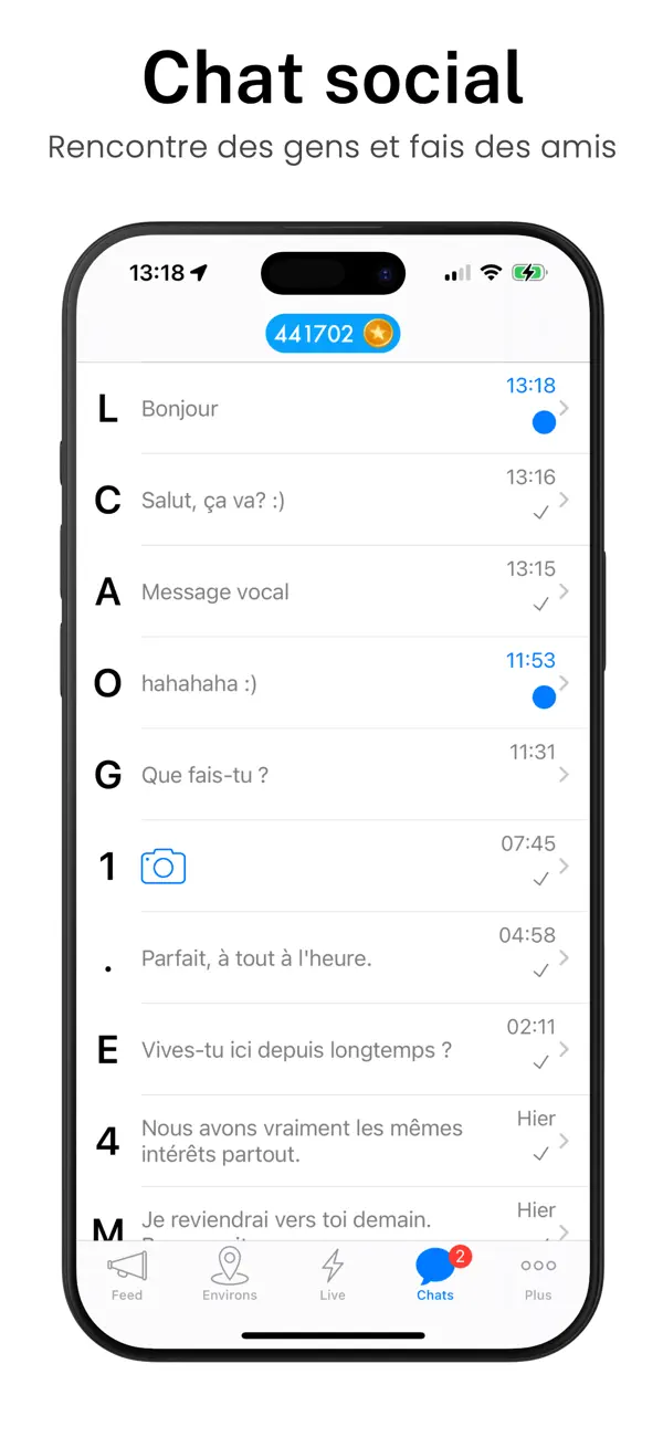 Screenshot #1 pour Twiq - Chat social