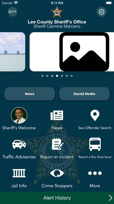 Lee County FL Sheriff's Office Screenshot
