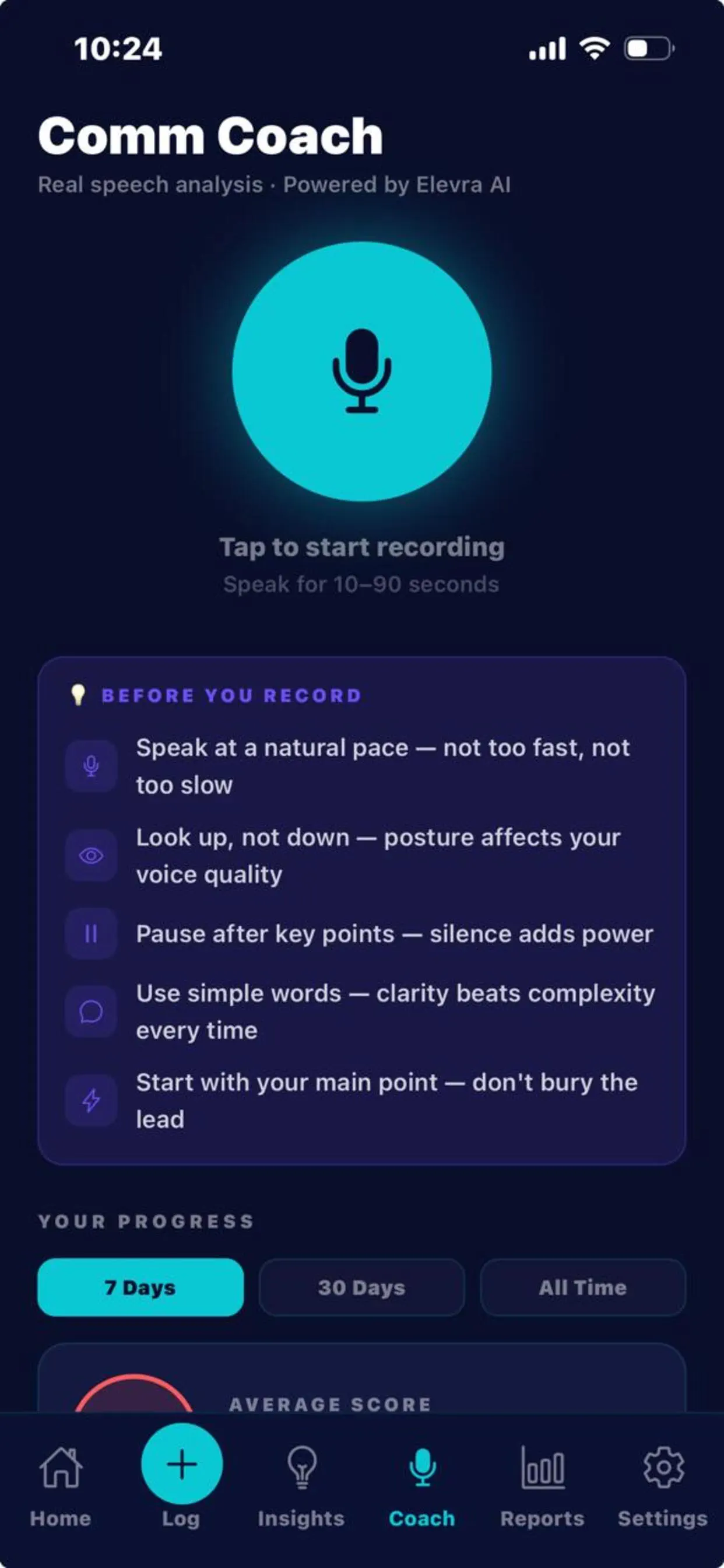 #8. Elevra.AI (iOS) By: Channa Keshava