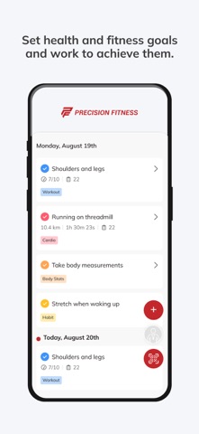Precision Fitness Online screenshot