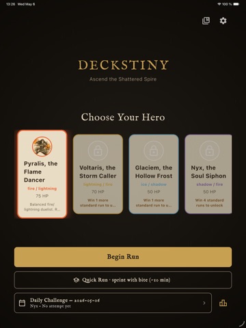 Deckstiny: Roguelike Card Game iPad screenshot