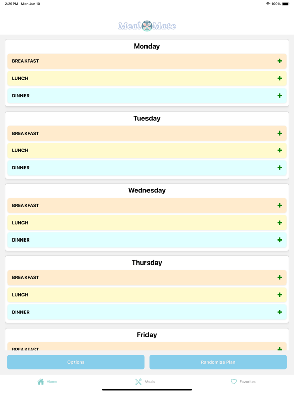 Screenshot #4 pour Meal Mate: Meal Planning