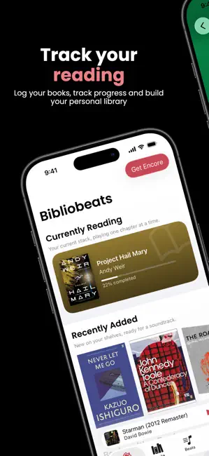 Bibliobeats iPhone screenshot 1