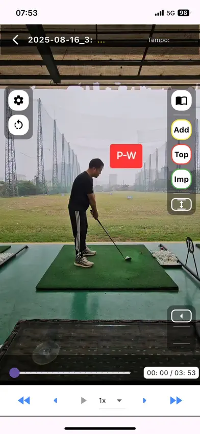 iSwingMate screenshot 2