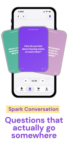 couples questions Bondly Quiz iPhone screenshot