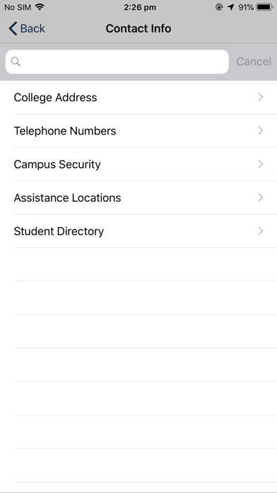 Pensacola Christian College iPhone screenshot 3 - Education app