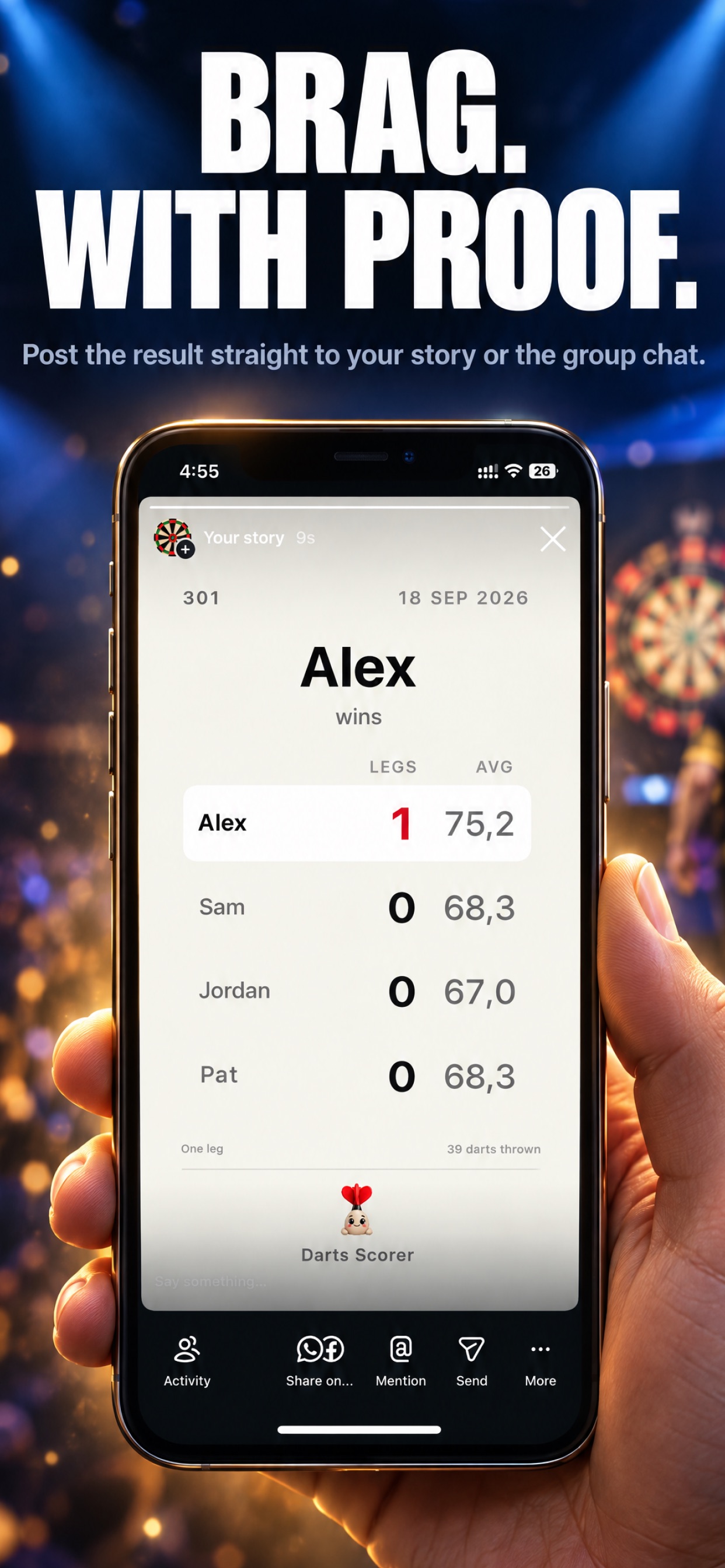 Screenshot 3 of Darts Counter: Scorer & 501