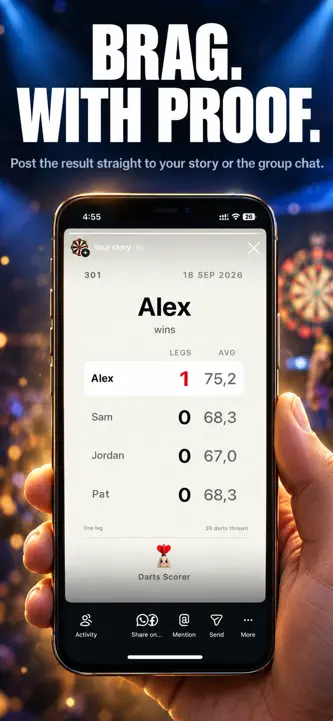 Darts Scorer: Cricket & 501 screenshot 3