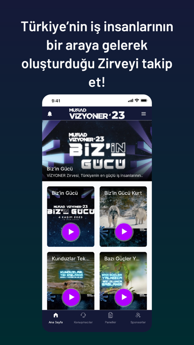 Müsiad Vizyoner iPhone screenshot