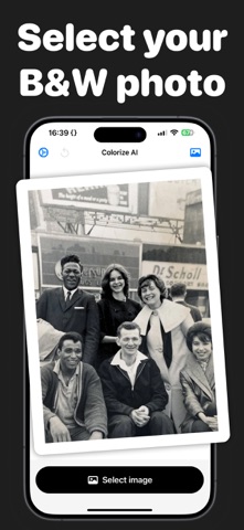 Colorize Black and White Pics° iPhone screenshot